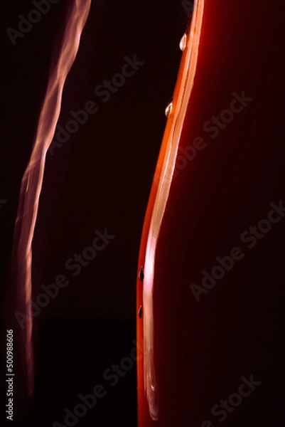 Obraz red liquid splash