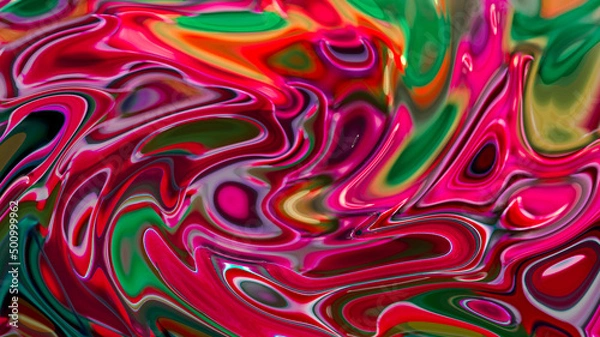 Fototapeta Otherworldly Visions. Extraterrestrial images, illusions, textures, and imaginary patterns.