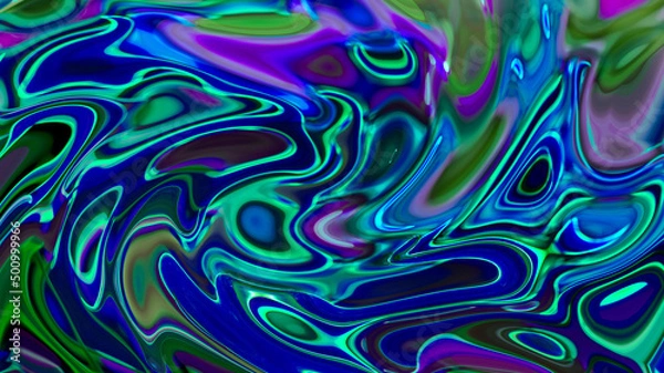 Fototapeta Otherworldly Visions. Extraterrestrial images, illusions, textures, and imaginary patterns.