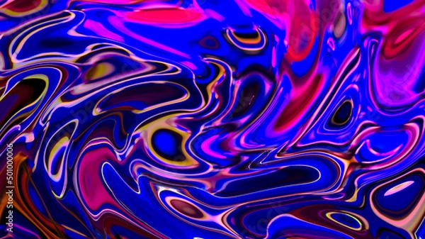 Fototapeta Otherworldly Visions. Extraterrestrial images, illusions, textures, and imaginary patterns.