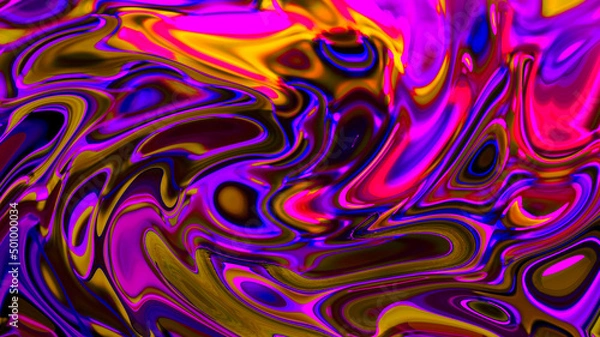 Fototapeta Otherworldly Visions. Extraterrestrial images, illusions, textures, and imaginary patterns.