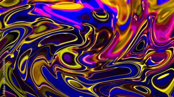 Fototapeta Otherworldly Visions. Extraterrestrial images, illusions, textures, and imaginary patterns.