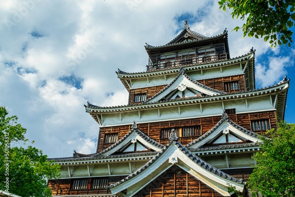 Fototapeta 広島城　天守閣(広島県広島市)