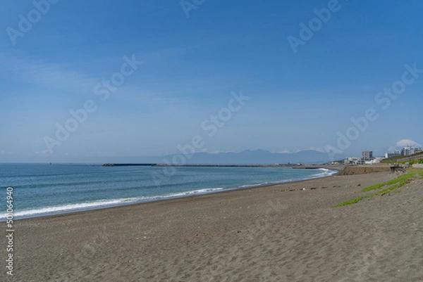 Fototapeta 神奈川県茅ヶ崎海岸の風景