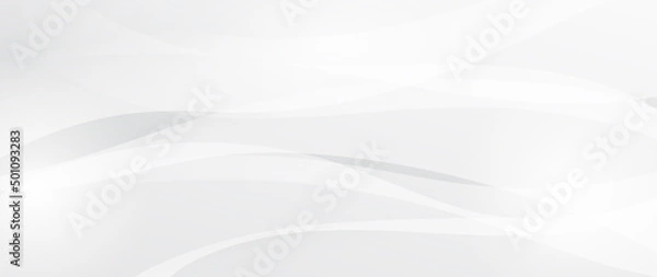 Obraz Abstract grey background poster with dynamic waves. technology network Vector illustration.