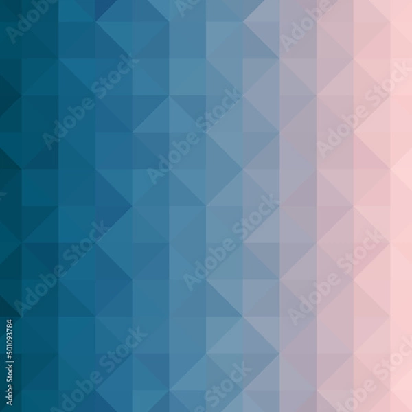 Fototapeta Colorful abstract pixel background. Triangular pixelation. Color texture.