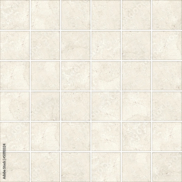 Fototapeta High-quality Beige mosaic pattern background.