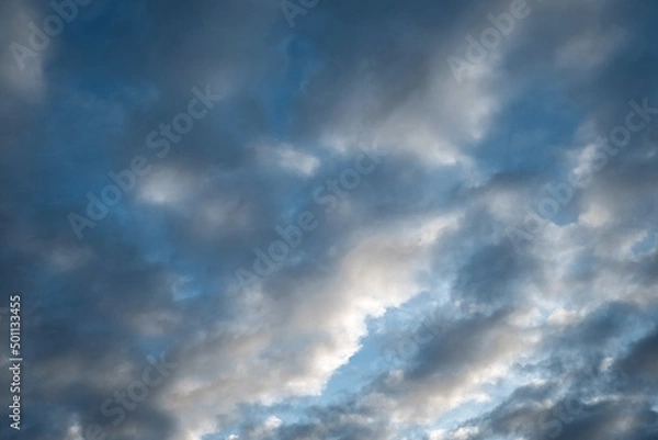 Obraz blue sky with clouds