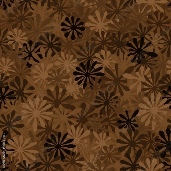 Fototapeta Camouflage seamless pattern background masking camo repeat print