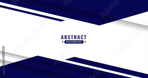 Obraz Abstract blue background with shape effect for business template and wallpaper