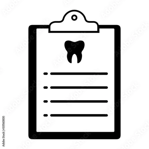 Obraz Dental Clipboard