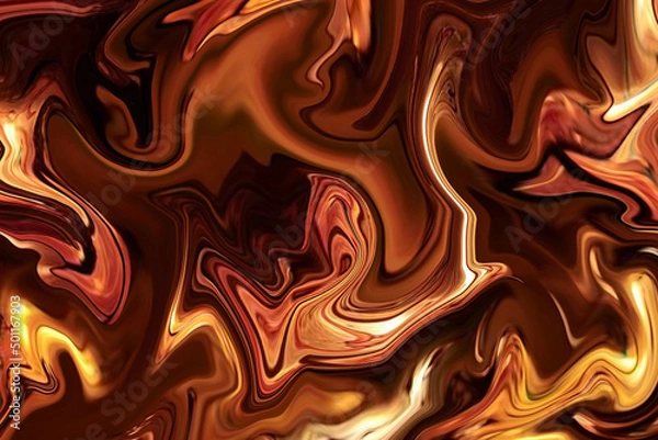 Fototapeta Vivid liquify Texture colorful wallpaper abstract background Premium Photo