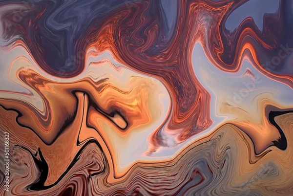 Fototapeta Vivid liquify Texture colorful wallpaper abstract background Premium Photo