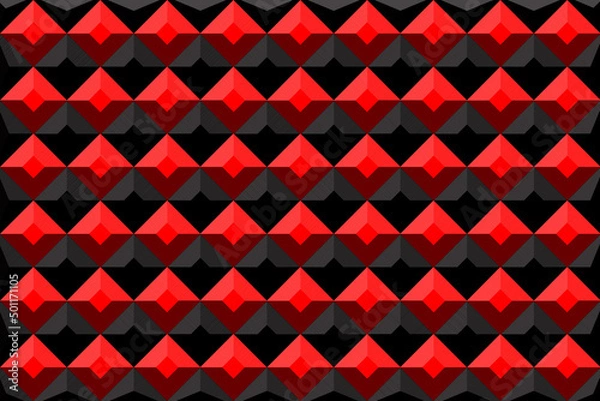 Fototapeta red and white pattern