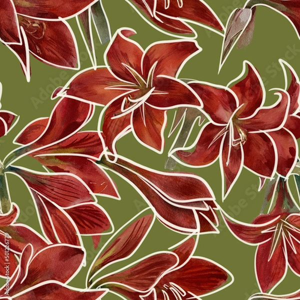 Obraz seamless floral pattern