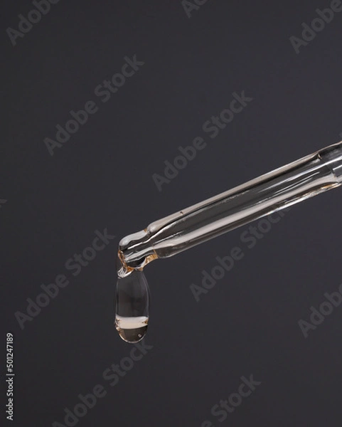 Obraz pipette close up textures skincare