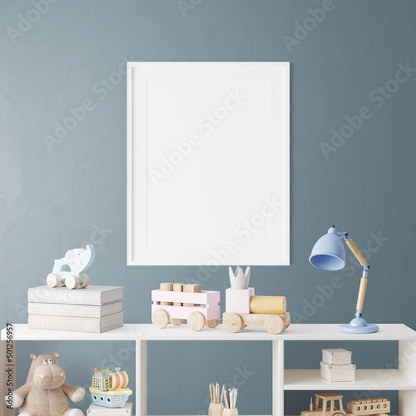 Fototapeta Kids Frame Mockup - Nursery Frame