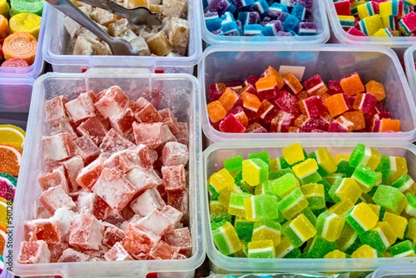 Obraz Various jelly soft candies