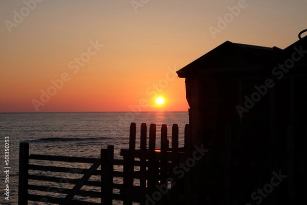 Obraz lido balneare tramonto 