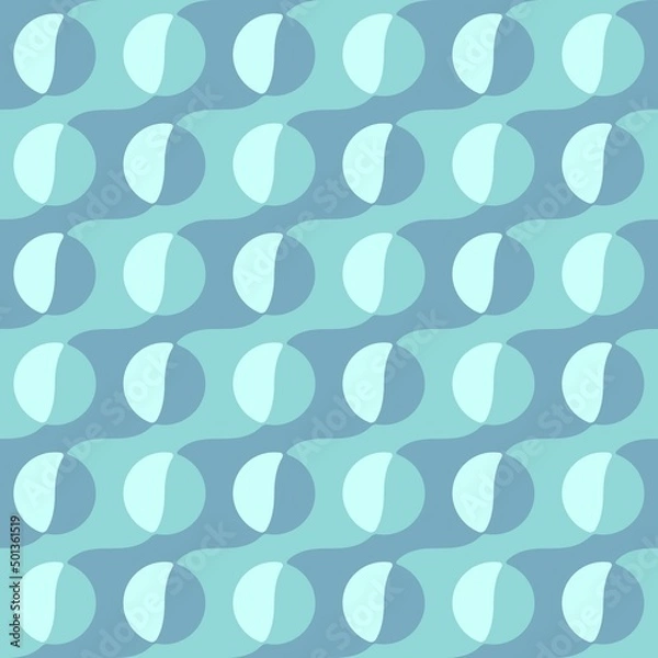 Fototapeta Simple abstract seamless pattern - accent for any surfaces.