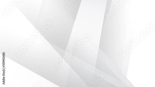 Obraz Abstract white background. Vector abstract graphic design banner pattern presentation background web template.