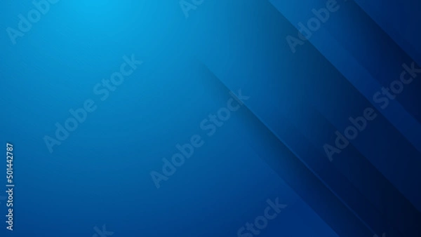 Obraz Abstract blue background. Vector abstract graphic design banner pattern presentation background web template.