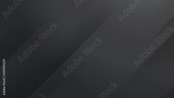 Fototapeta Abstract black grey light silver technology background vector. Modern diagonal presentation background.
