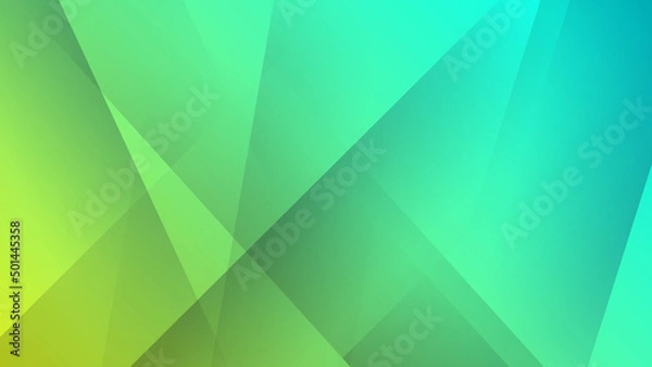 Obraz Abstract green yellow vector technology background, for design brochure, website, flyer. Geometric green yellow wallpaper for poster, certificate, presentation, landing page