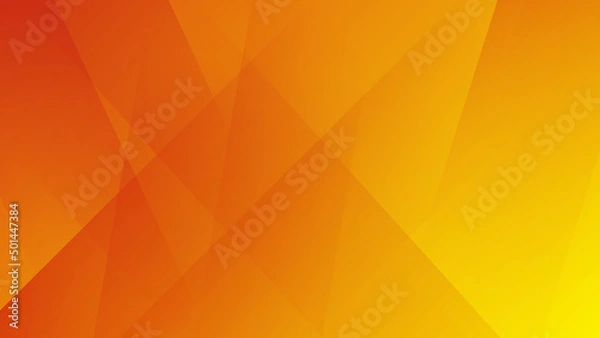 Obraz Abstract orange vector technology background, for design brochure, website, flyer. Geometric orange wallpaper for poster, certificate, presentation, landing page
