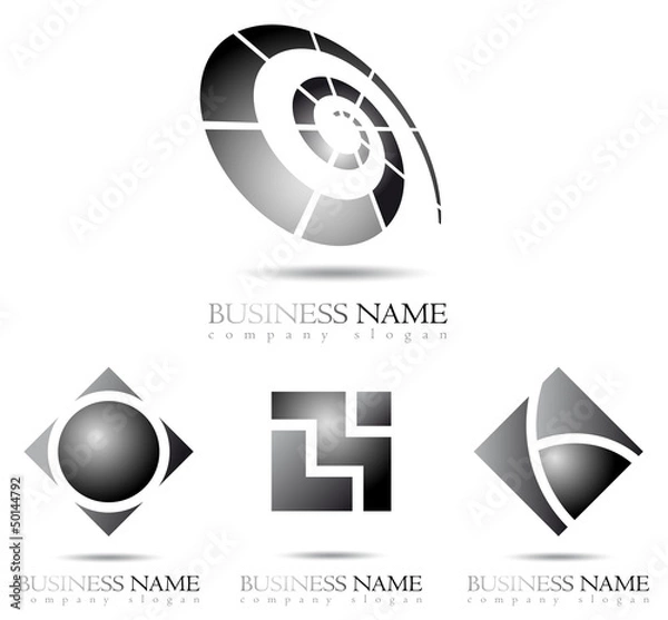 Obraz Business logo spiral design