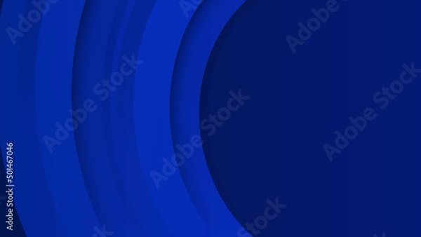 Fototapeta Minimal geometric background. Dynamic blue shapes composition . Abstract background modern hipster futuristic graphic. Vector abstract background texture design, bright poster.