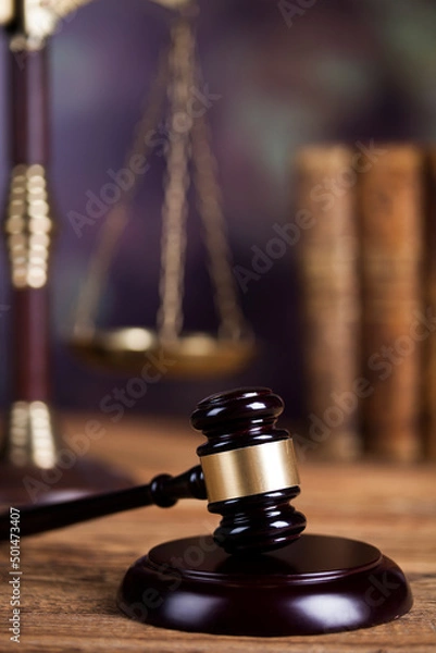 Obraz Court gavel,Law theme, mallet of judge