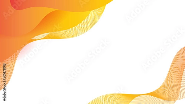 Obraz dynamic orange background gradient, abstract creative scratch digital background, modern landing page concept vector, with line and circle shape.