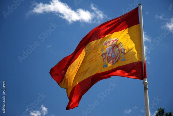 Obraz Drapeau espagne