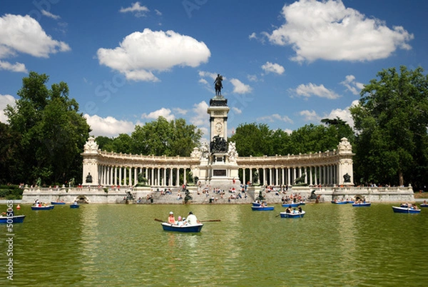 Obraz Parc du Retiro à Madrid