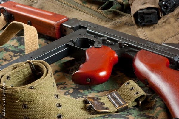 Obraz Militaria - Thompson M1A1