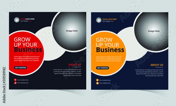 Obraz Social media banner design tamplate