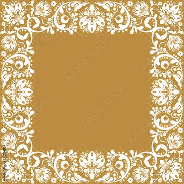 Obraz vector vintage floral  background
