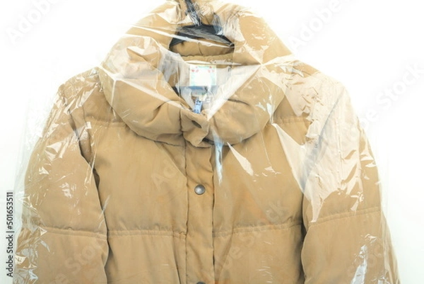 Fototapeta ダウンコートのクリーニング