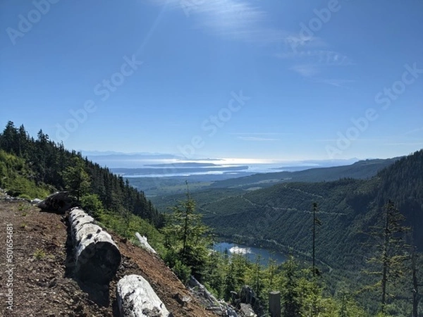 Fototapeta landscape with sky