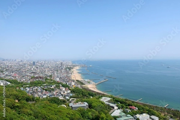 Fototapeta 東部展望台からの須磨海浜公園