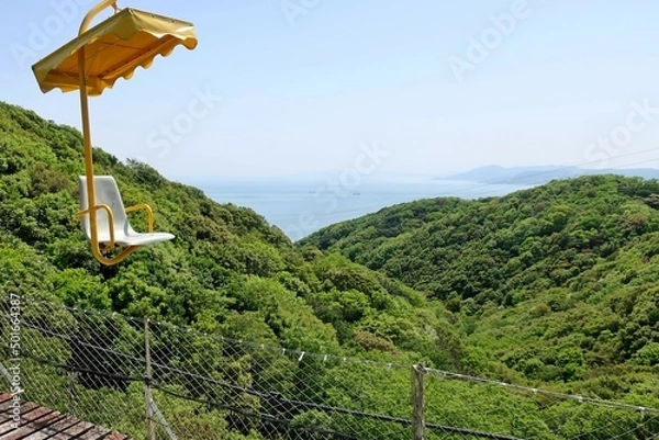 Fototapeta 須磨浦観光リフトからの瀬戸内海