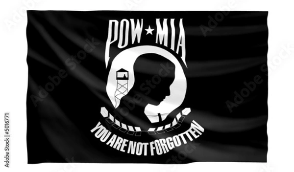 Obraz mia/pow flag