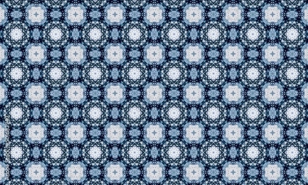 Fototapeta Abstract geometric pattern, rhombuses A seamless background. modern Graphic pattern.