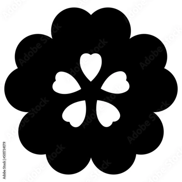 Fototapeta 家紋です。光琳太陰桜といいます。