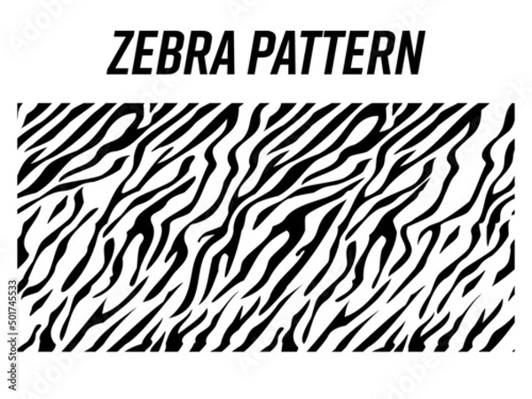 Obraz ゼブラ柄パターン