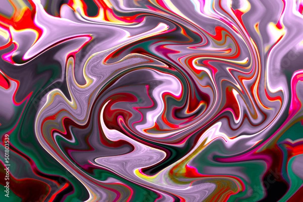 Fototapeta Otherworldly Visions. Extraterrestrial images, illusions, textures, and imaginary patterns.