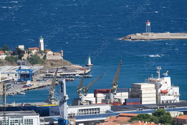 Fototapeta Harbour of Port-Vendres