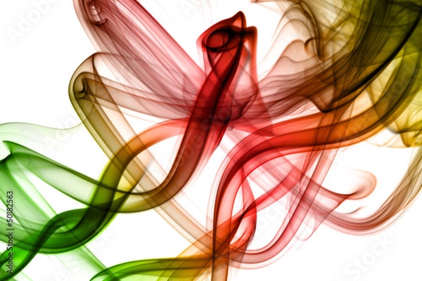 Obraz Multicolored smoke