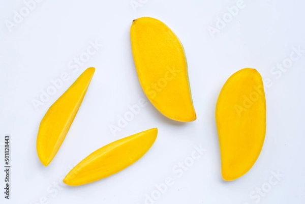 Fototapeta Tropical fruit, Mango  on white background.